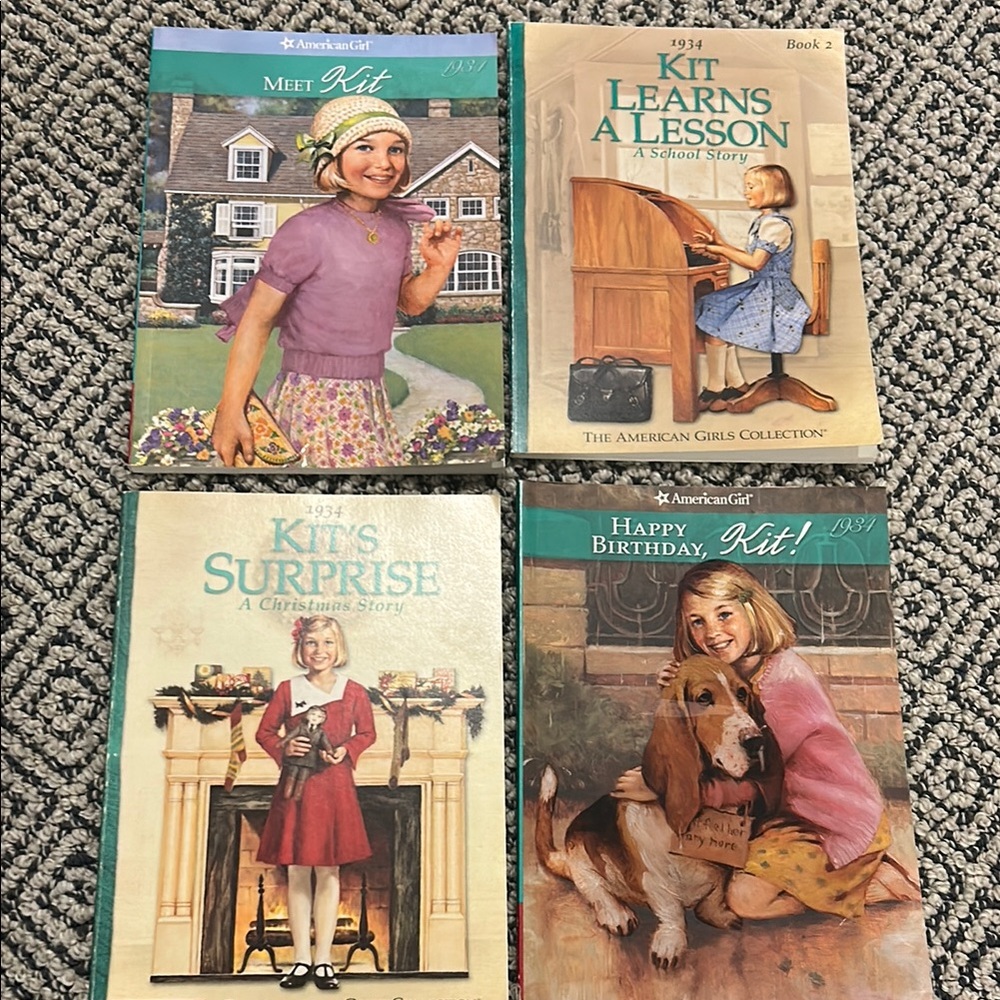 American Girl “Kit” Books (4)